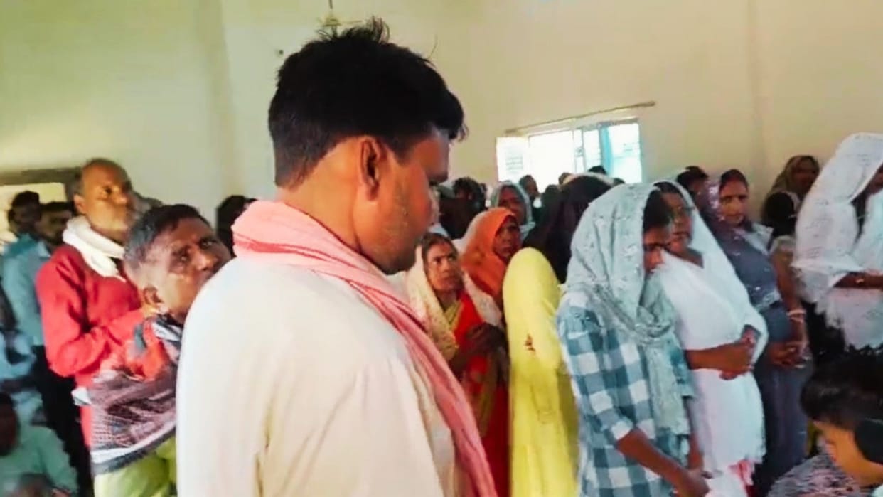 Raid on prayer meeting Allegations of religious conversion seven Bibles religious posters seized