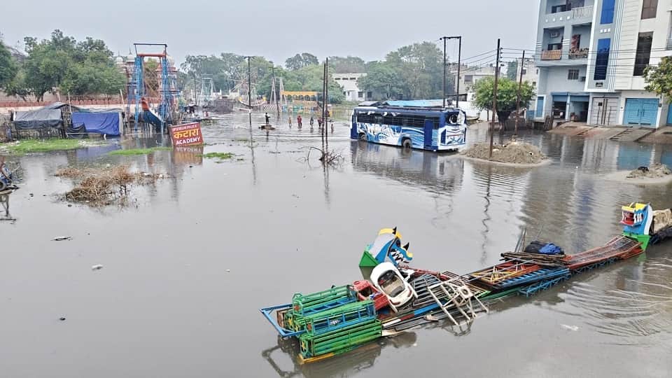 Aligarh city condition after the rain
