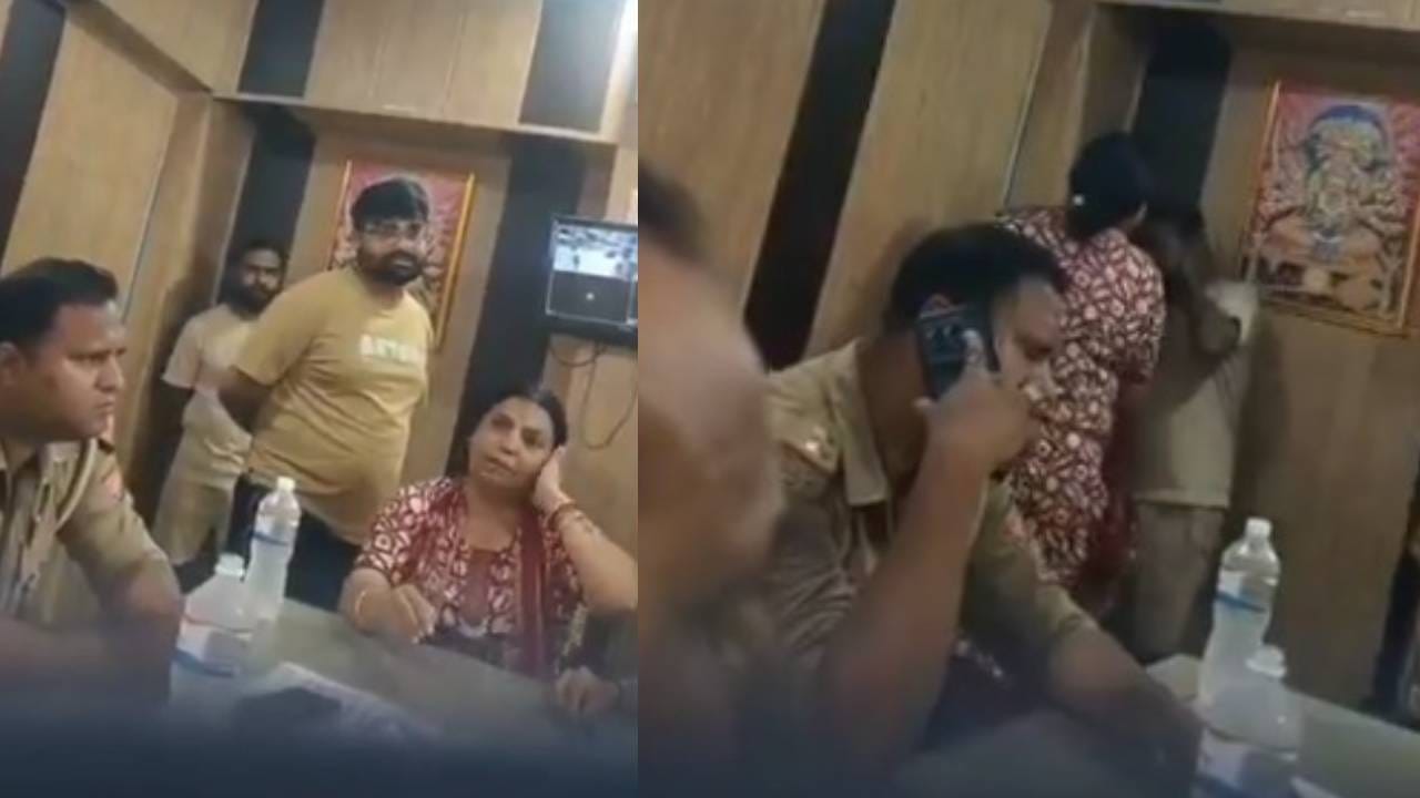 भाजपा कोषाध्यक्ष ने युवक को मारा थप्पड़।