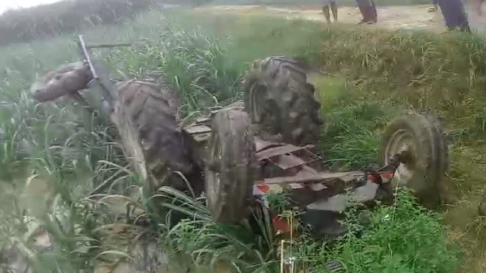 Shamli:  Former Village Head and Wife Killed as Tractor-Trolley Overturns in Shamli