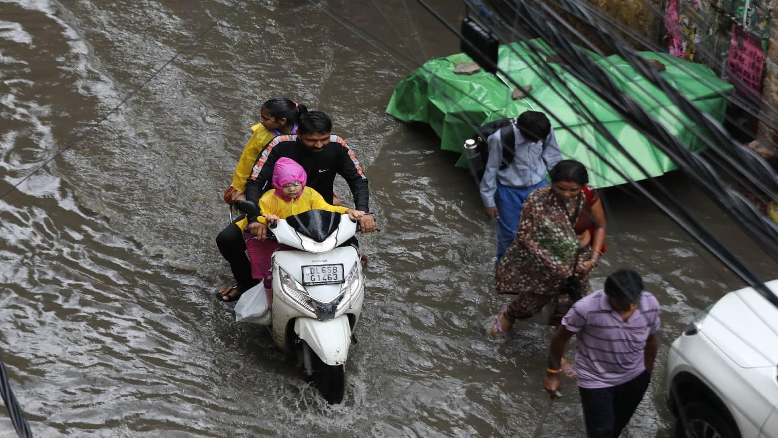 Record rainfall in Delhi August quota met in just eight days traffic jams