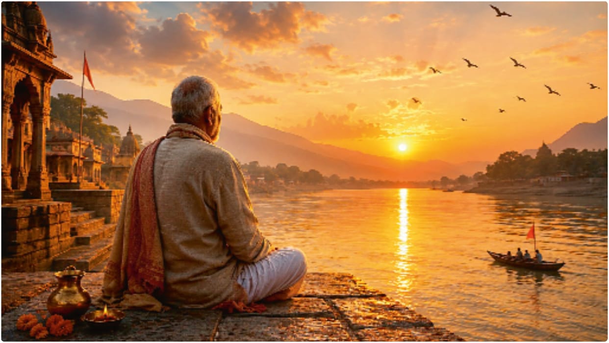 Look back: a season of maturing understanding; for life is like a flowing river.