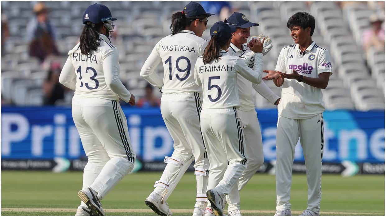 IND W vs ENG W: ENG Women vs IND Women, Only Test at London, ENG-W vs IND-W Match updates and day 1 highlights