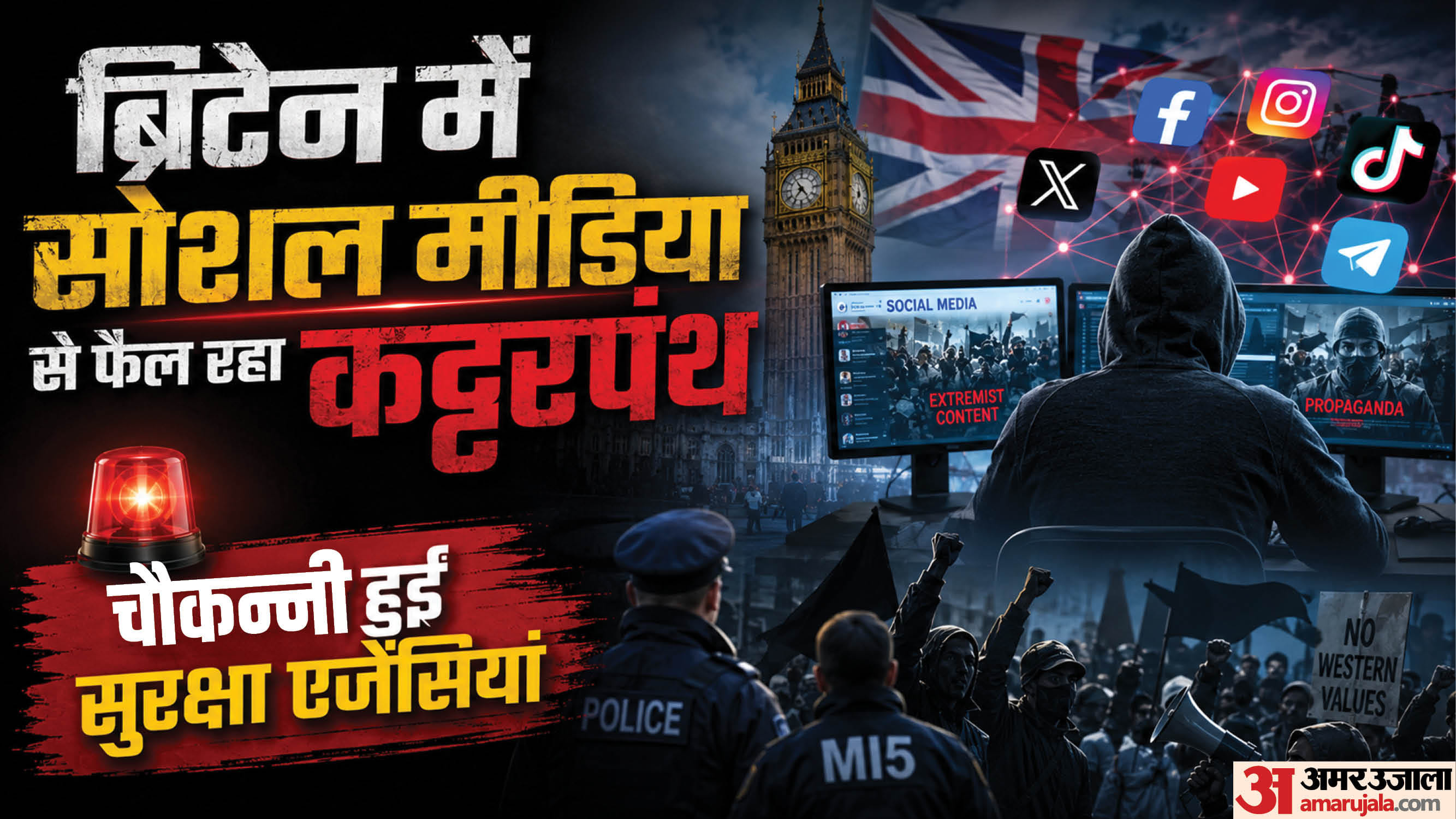 uk warns online threats ai social media radicalisation cyber security