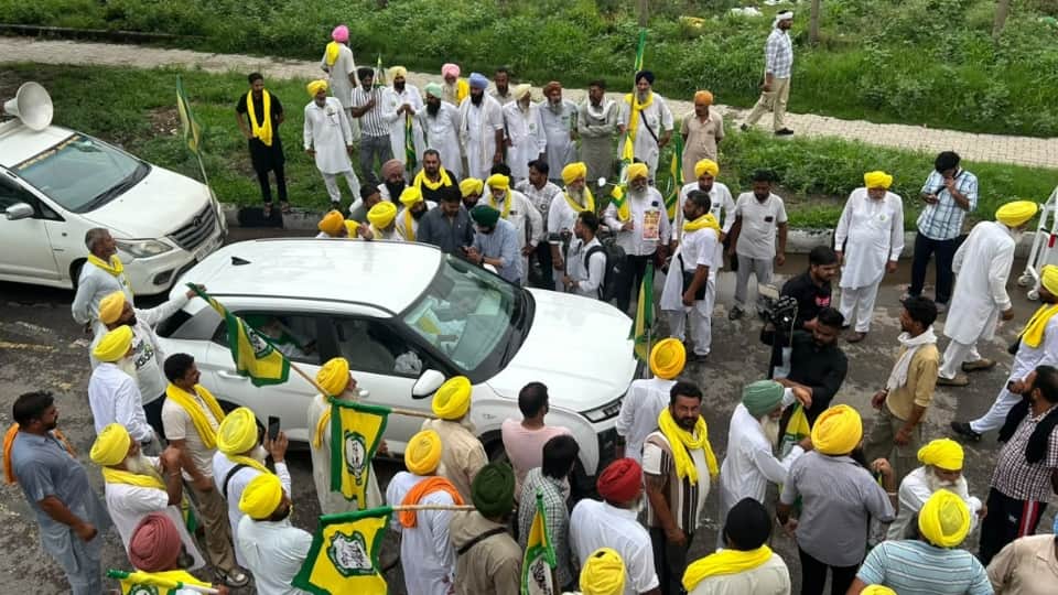 किसानों का प्रदर्शन