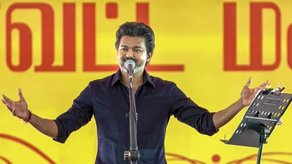 tamilnadu cm vijay in karur talk about 2025 stampede case slam dmk