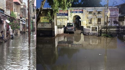 Hathras rain causes water logging