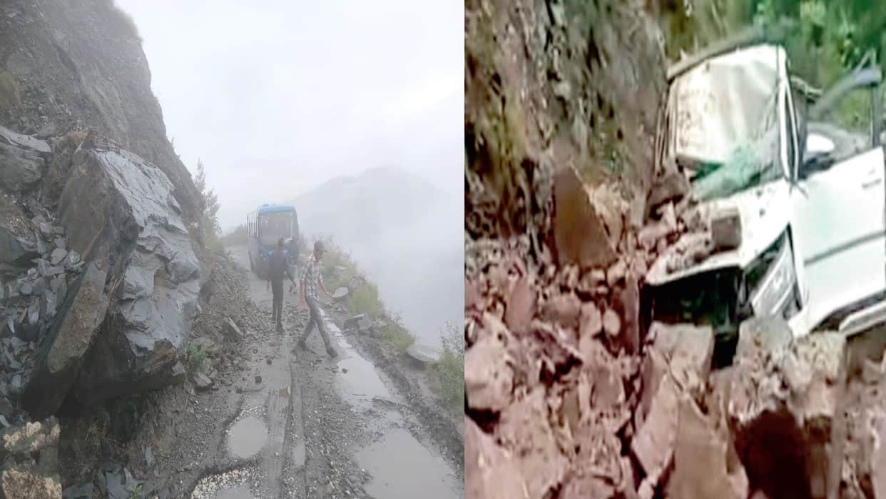 Weather: Heavy rain and landslides in Himachal; one dead, rivers and streams in spate, 270 roads closed.