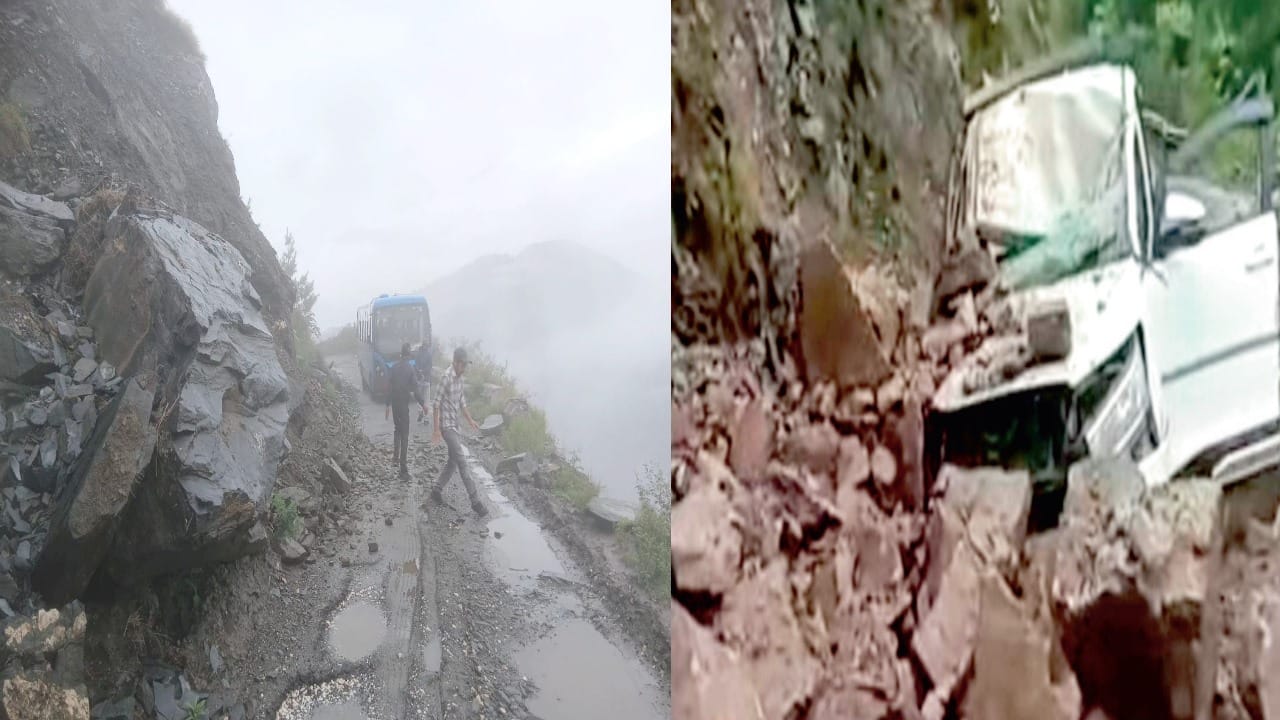 हिमाचल में मानसून कहर बरपा रहा।