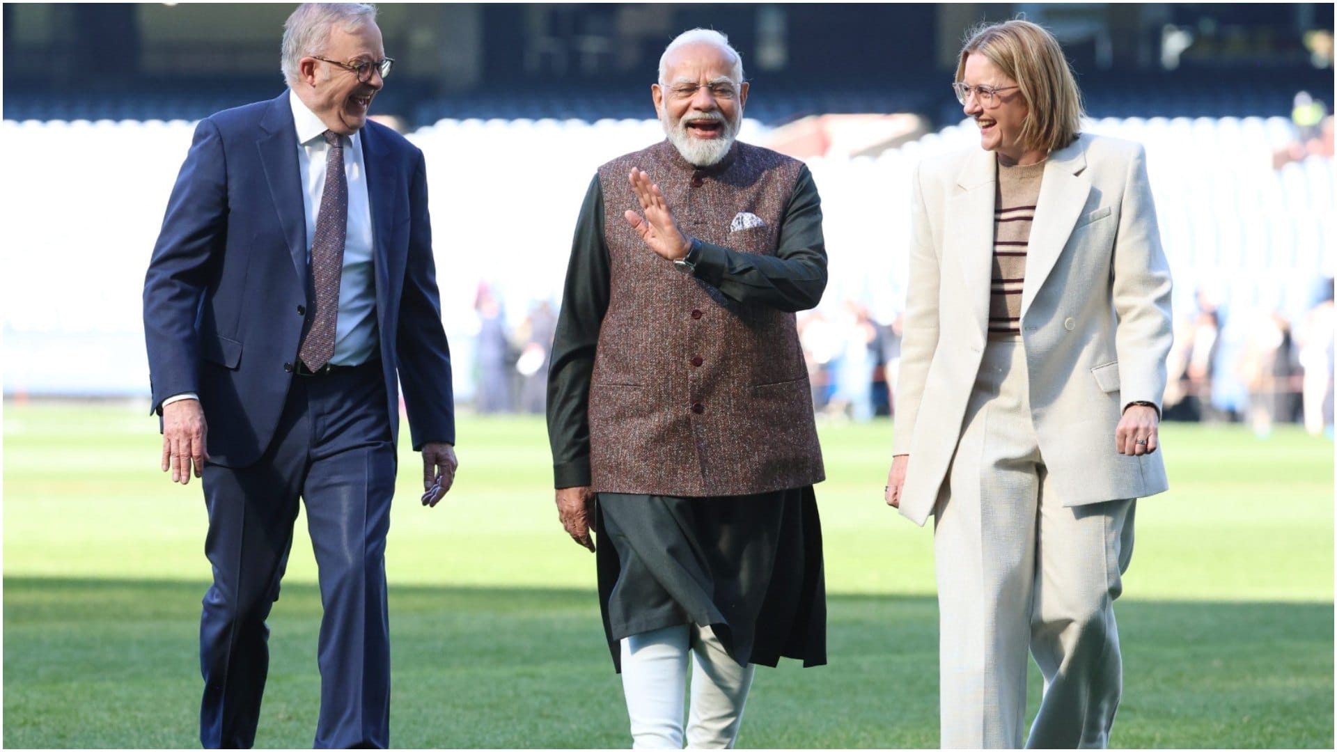 PM Modi, Albanese at MCG Lisa Sthalekar, Steve Waugh, Shane Warne Stand; Launch India-Australia Sports Collab