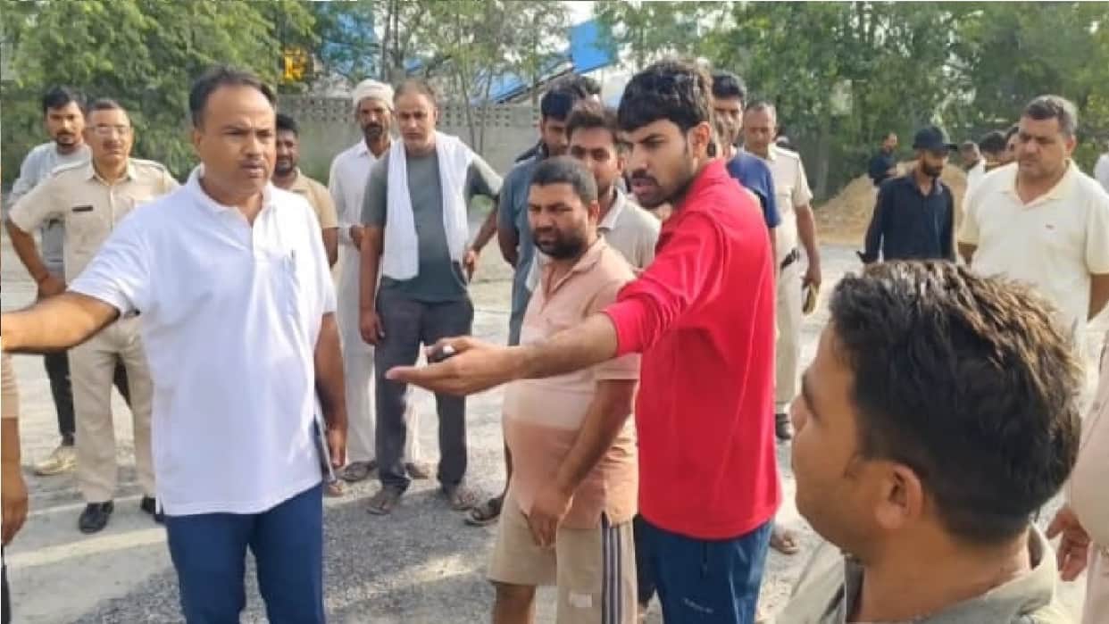 Uproar in Narnaul after laborer's body found in closed stone crusher; family suspects murder