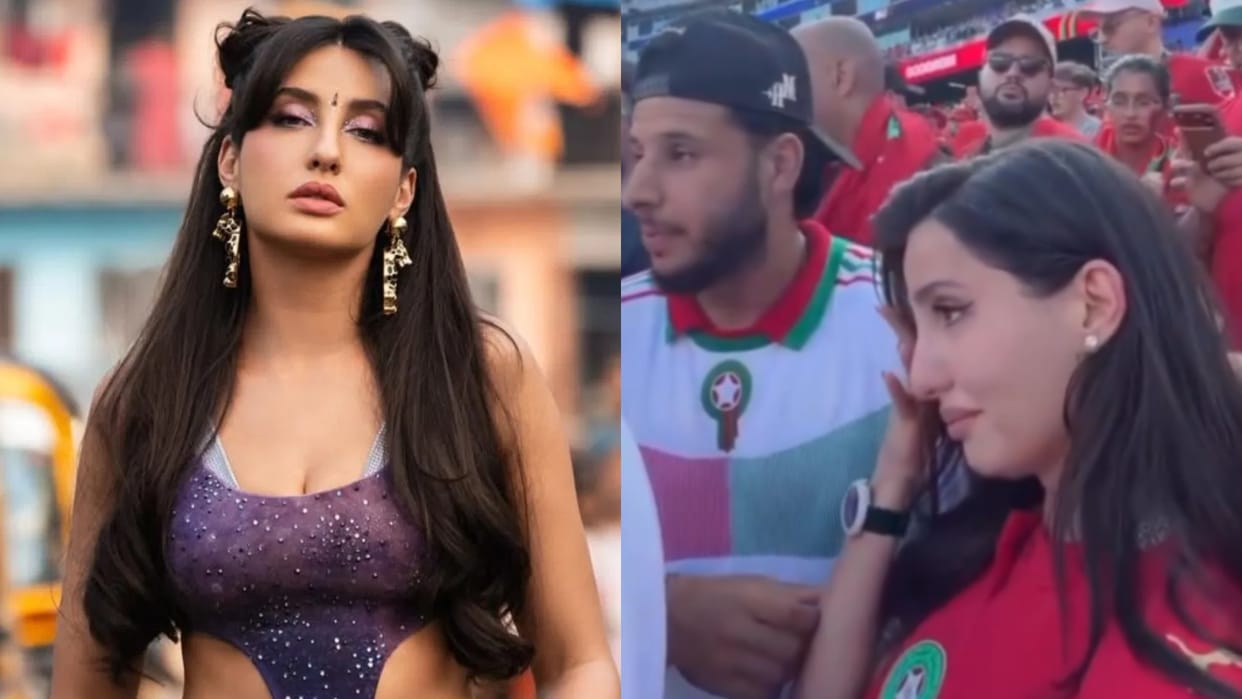 Nora Fatehi Saddened By Morocco exit from the FIFA World Cup Video goes viral
