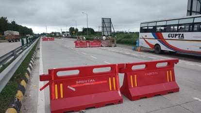 High Alert in Meerut: Chandrashekhar Azad Stopped at Meerut Toll Plaza While Heading to Meet Victim's Family