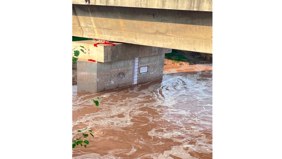 four thousand cusecs of water reaches Markanda for the first time this monsoon administration on high alert