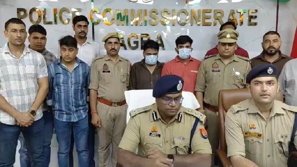 Agra police seize automatic pistol from Thar vehicle two arms smugglers nabbed