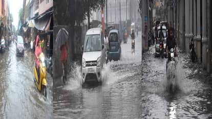 Aligarh rain causes water logging