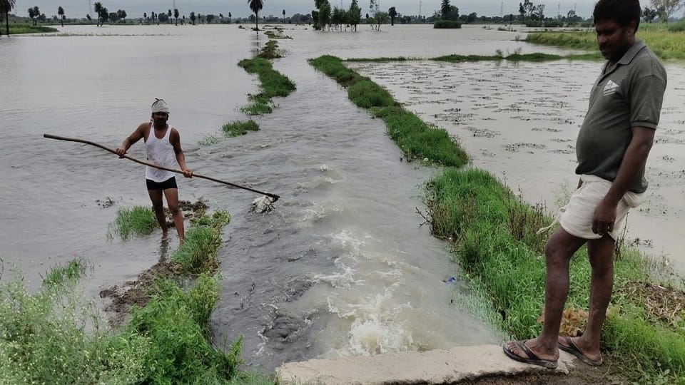 Hathras rain causes water logging