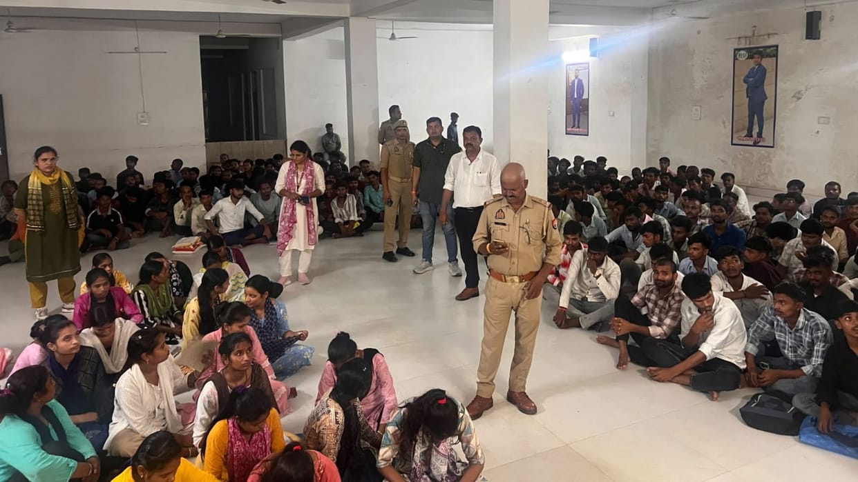 Varanasi police busted network marketing racket rescuing 250 young men and women and detaining 20 individuals