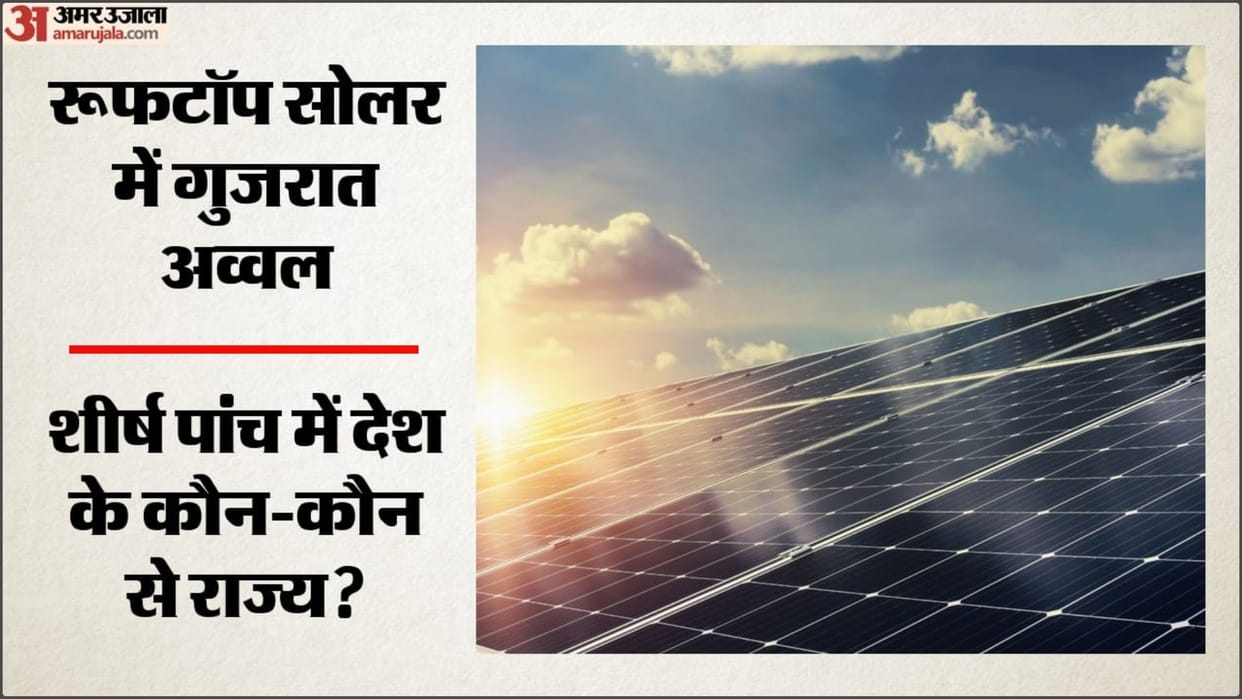 Rooftop Solar: Gujarat leads way; national capacity reaches 13,462 MW; how many UP districts are in list?