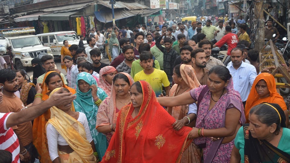 Massive Search Operation Continues for Missing Woman After Subhash Bazaar Shop Collapse