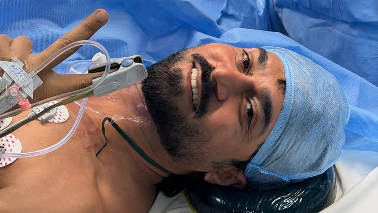 Salman Yusuff Khan Fell 13 Feet While Playing With A Child Breaking Two Bones