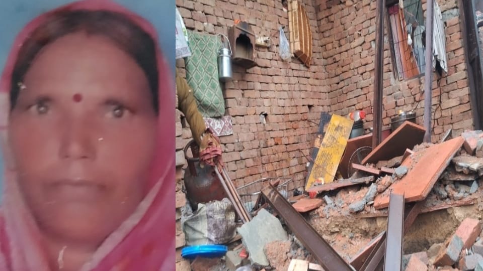 Rain's havoc: Dozens of houses collapsed in Muzaffarnagar, two women died; two horses lost their lives