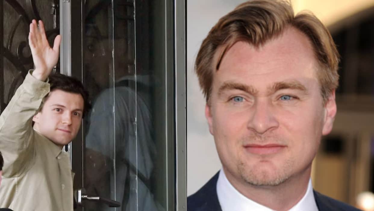 Hollywood star Tom Holland Christopher Nolan Visit in Mumbai For Movie The Odyssey Grand premiere in India