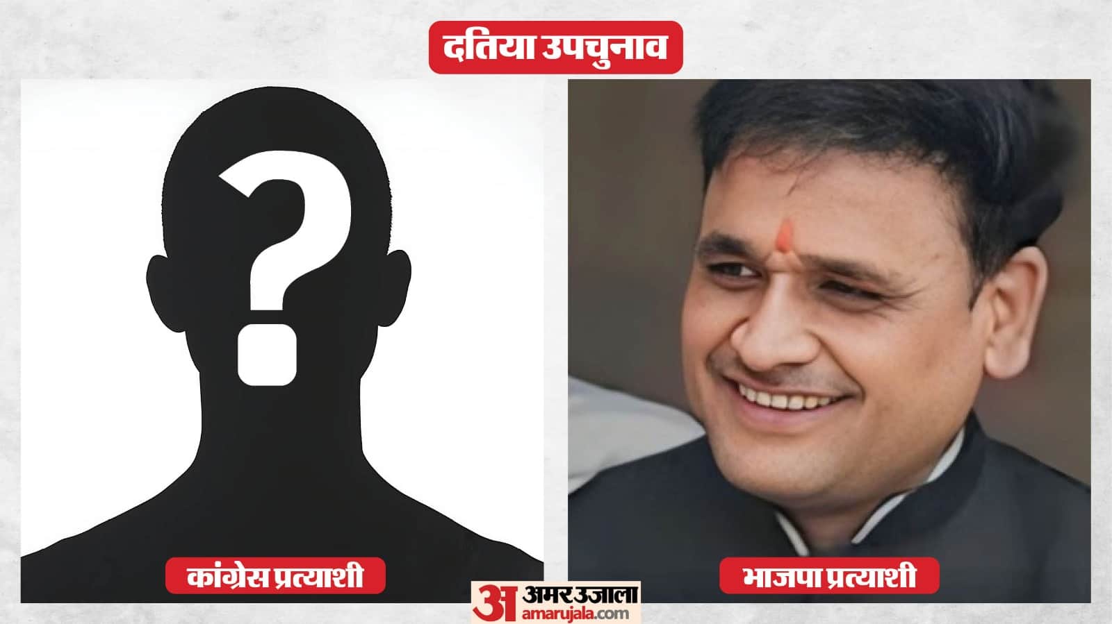 दतिया में भाजपा ने प्रत्याशी घोषित कर दिया है, कांग्रेस प्रत्याशी का नाम आना बाकि