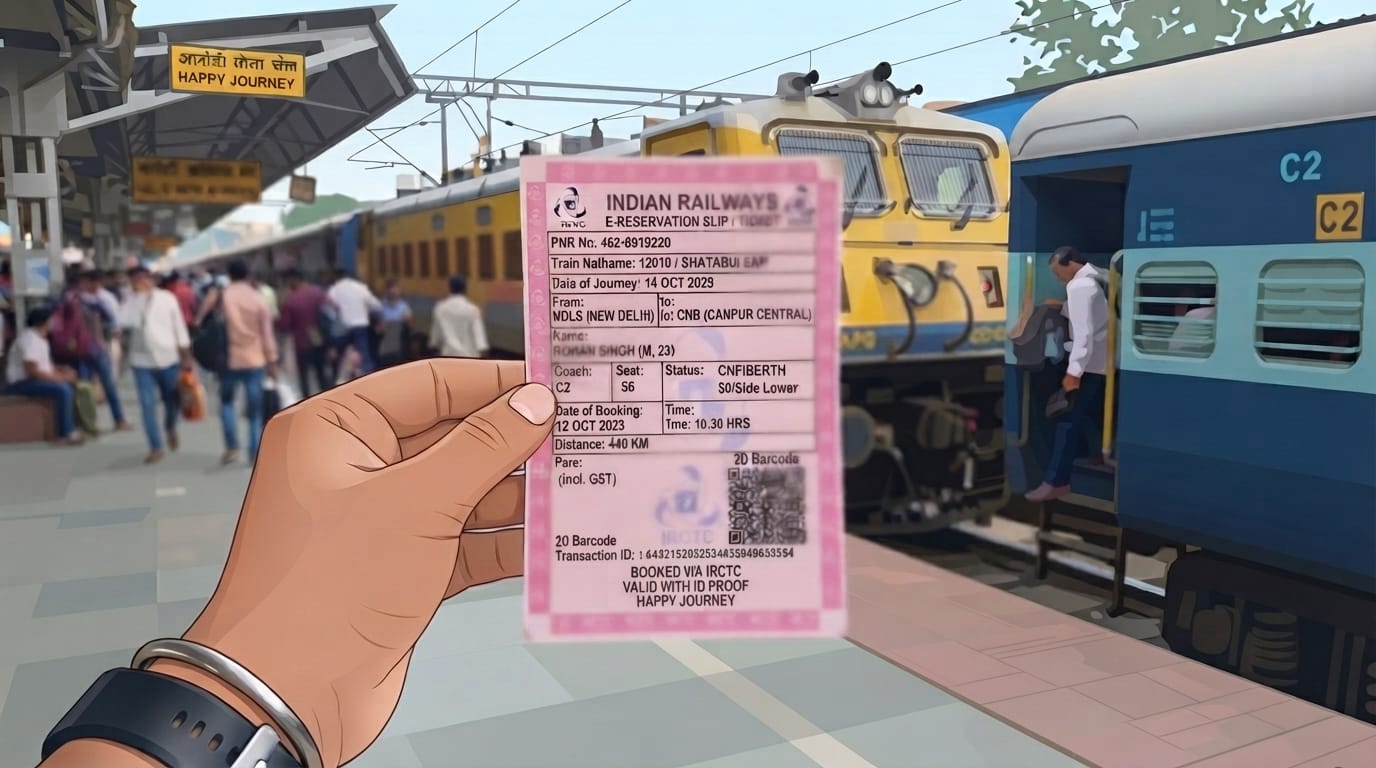 According to the Railways showing an unreserved train ticket on WhatsApp will not be considered valid