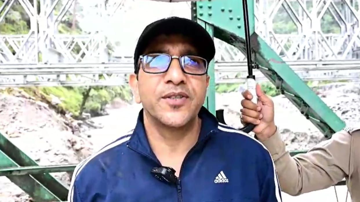 Uttarakhand weather News Alert DM inspects landslide zone at Syanachatti Uttarkashi issues instructions
