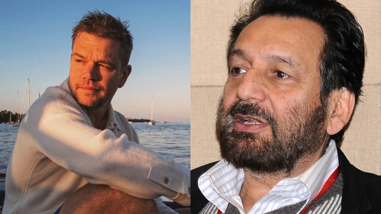 Shekhar Kapur Heartfelt Response to Hollywood actor Matt Damon wanting to work with him