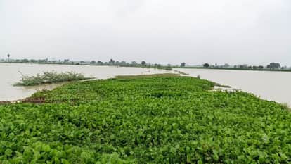 water level in the Ishan River on the Purdilnagar Road increased