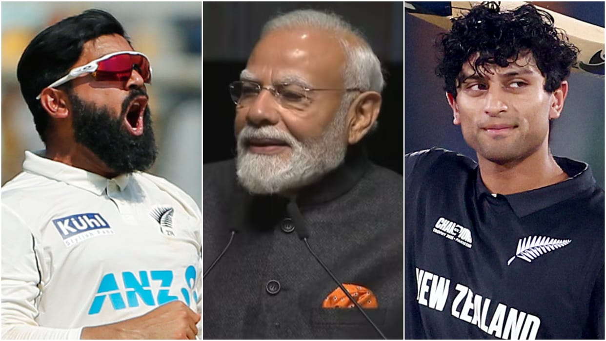 'New Zealand Has Rachin Ravindra, Ish Sodhi and Ajaz Patel': PM Modi Praises Indian-Origin Achievers; Rugby
