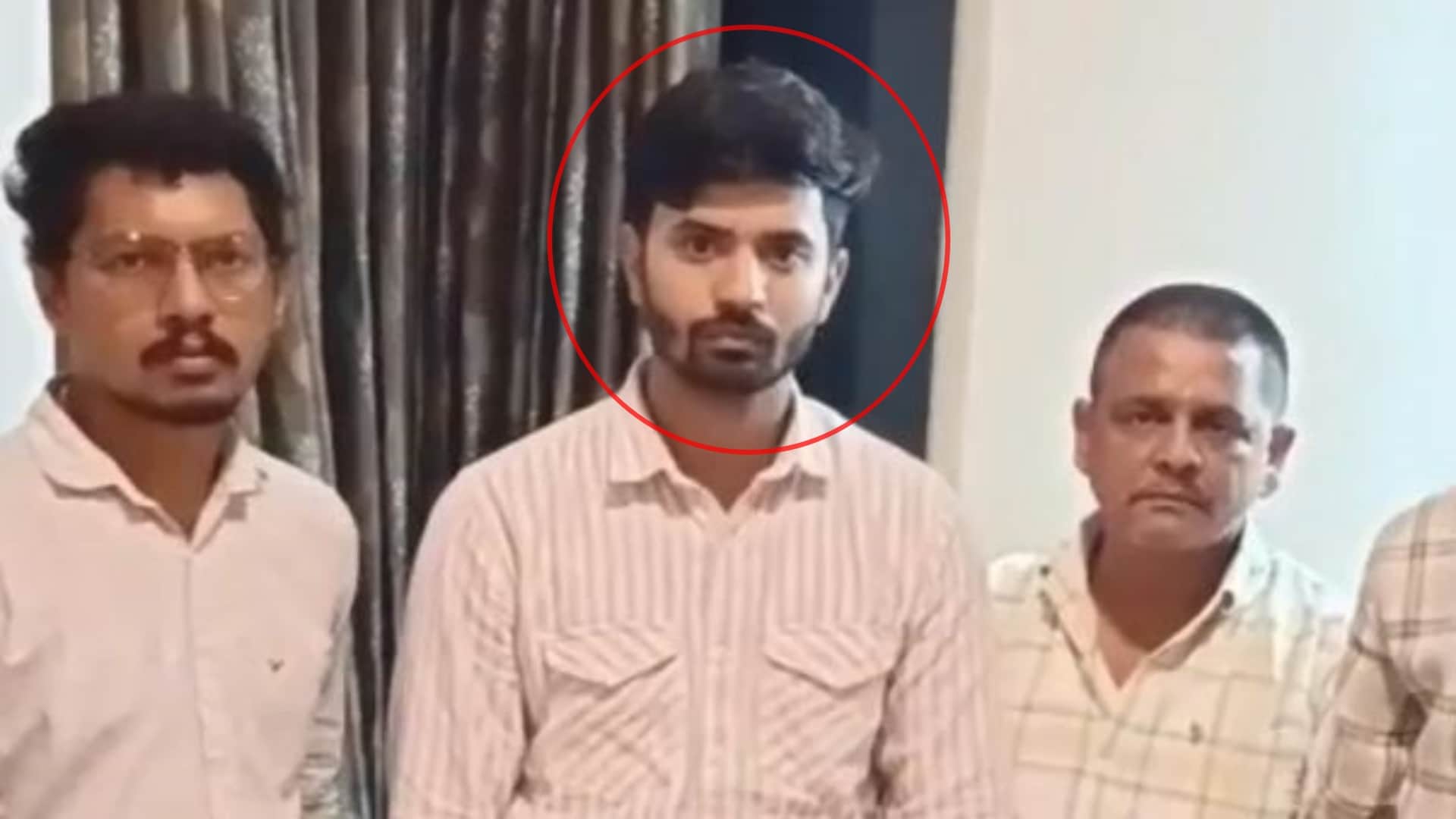 हिरासत में आरोपी
