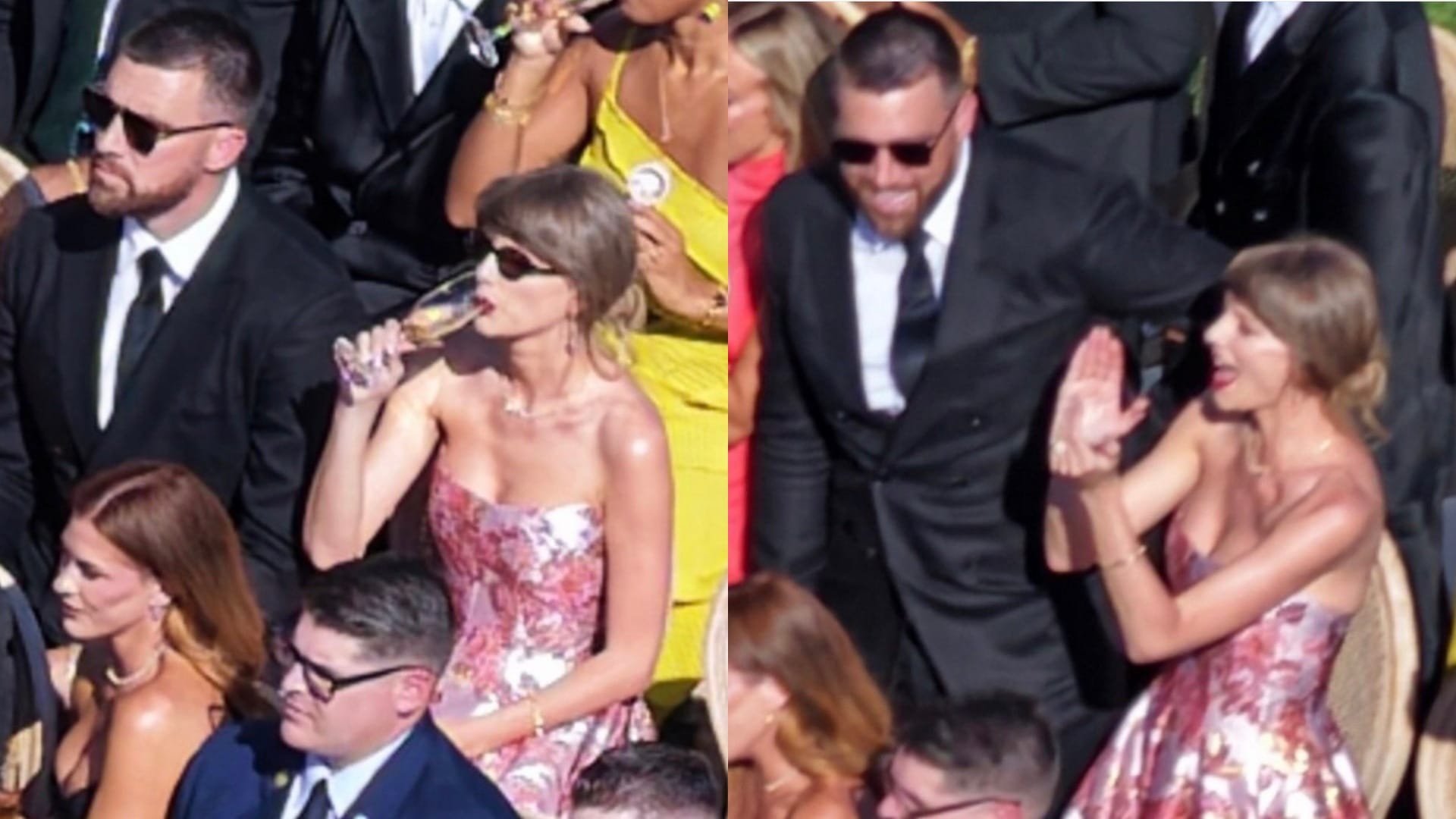 Taylor Swift Travis Kelces First Public Appearance As Husband And Wife after marriage