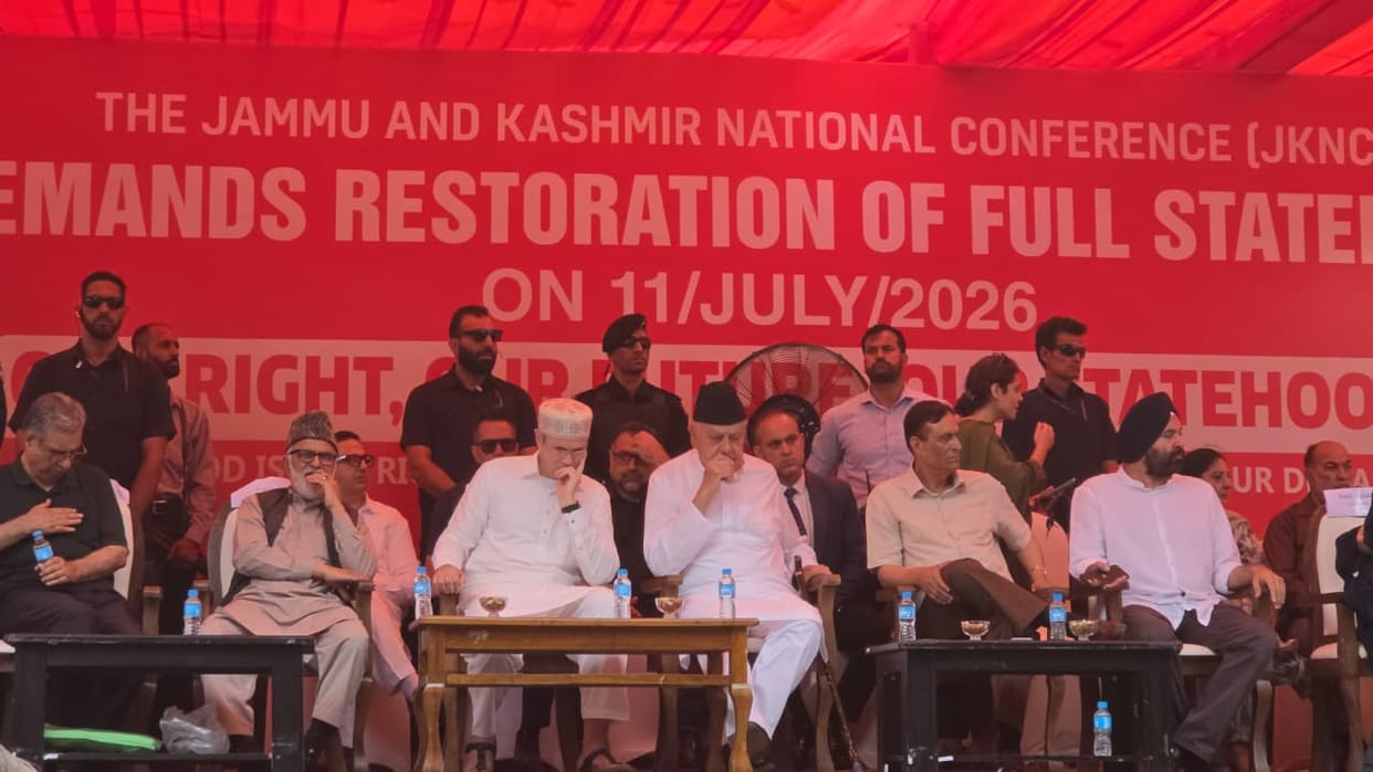 BJP trying to bring down J&K govt by engineering split in National Conference