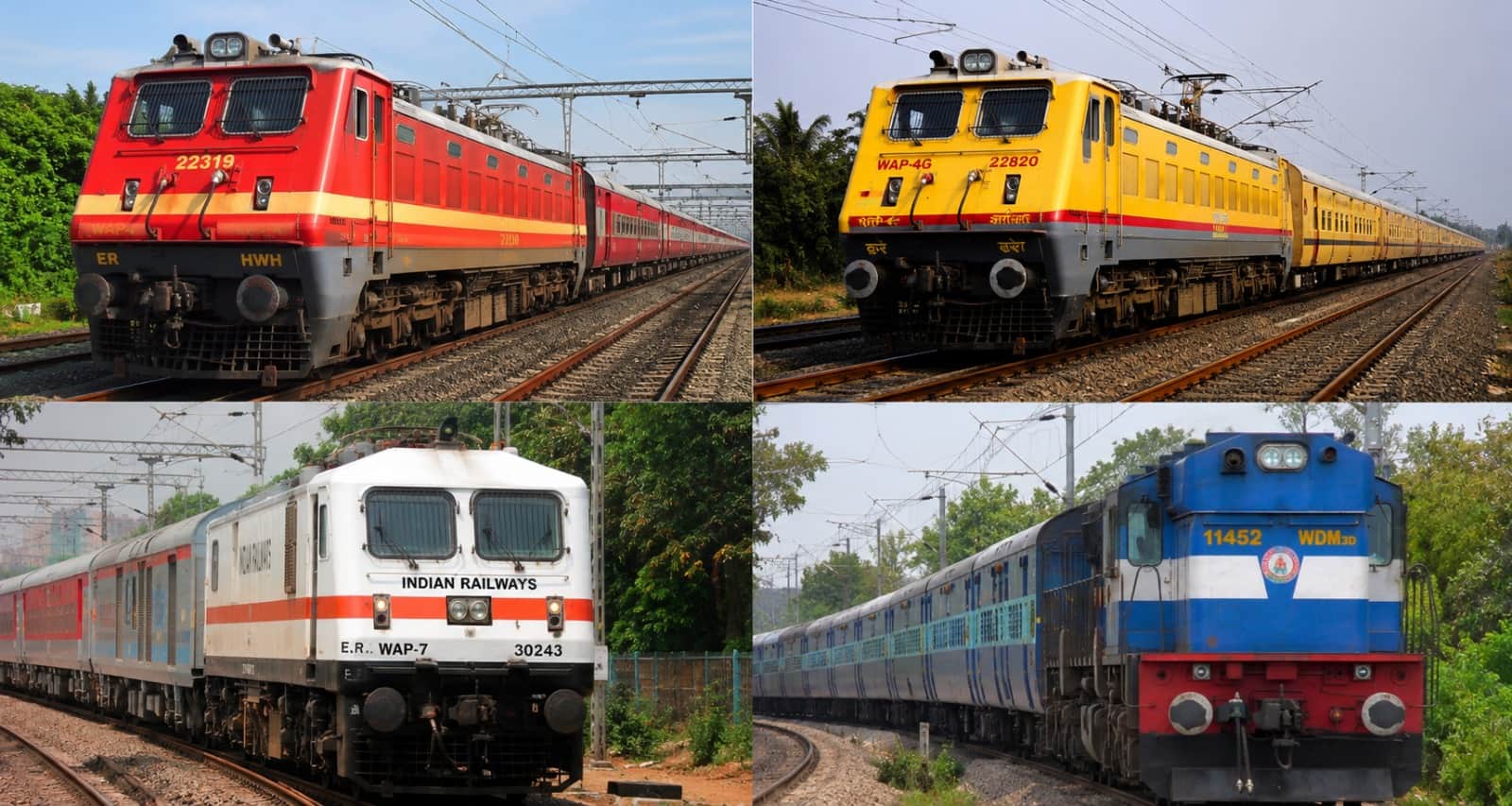 Indian Railways Train Engine: Why are train engines colored red blue white or yellow