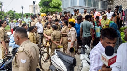 Blood-stained skirt and slippers chips packets cold drink bottle Ghaziabad Murder and brutality