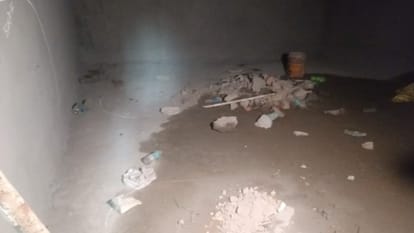 Blood-stained skirt and slippers chips packets cold drink bottle Ghaziabad Murder and brutality