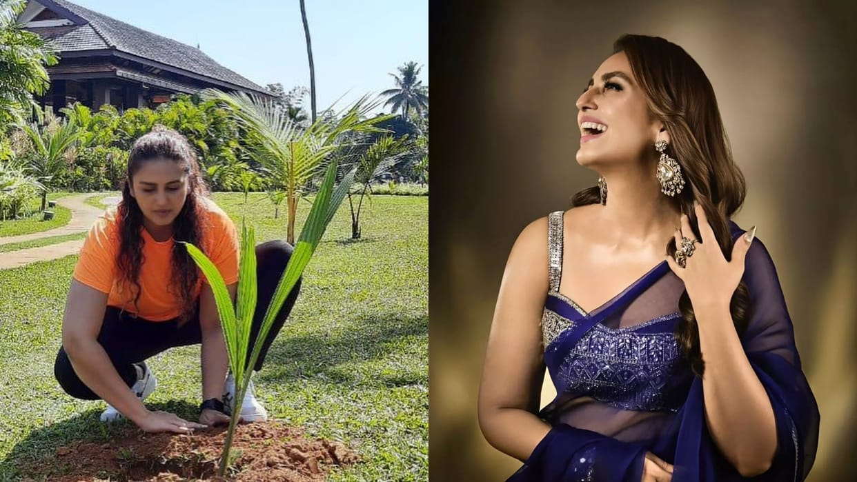 Huma Qureshi Remember Her Mother share photos while planting asks fans to plant tree