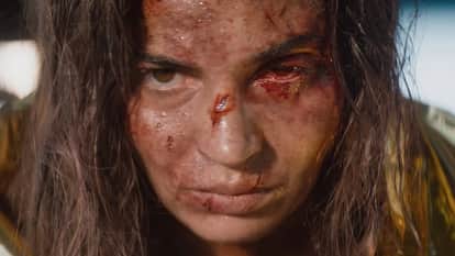 Evil Dead Burn Movie Review and rating in hindi Souheila Yacoub Tandi Wright and Luciane Buchanan horror film
