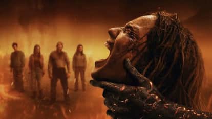 Evil Dead Burn Movie Review and rating in hindi Souheila Yacoub Tandi Wright and Luciane Buchanan horror film