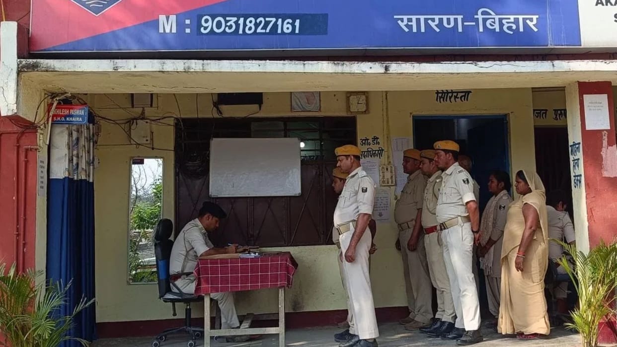 youth was arrested in Chhapra Bihar for misdemeanour a seven year old girl