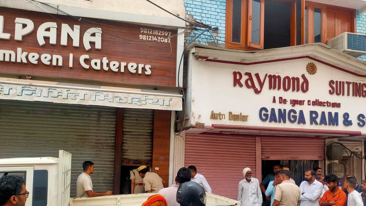 Youth trapped in lift at Hisar sweet shop Dies gruesome death after neck is severed family suspects murder