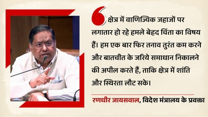 रणधीर जायसवाल, विदे मंत्रालय के प्रवक्ता