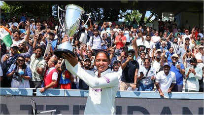 IND W vs ENG W: Indian womens team wins lords test Kranti Gaud Yastika Bhatia Smriti made records and stats