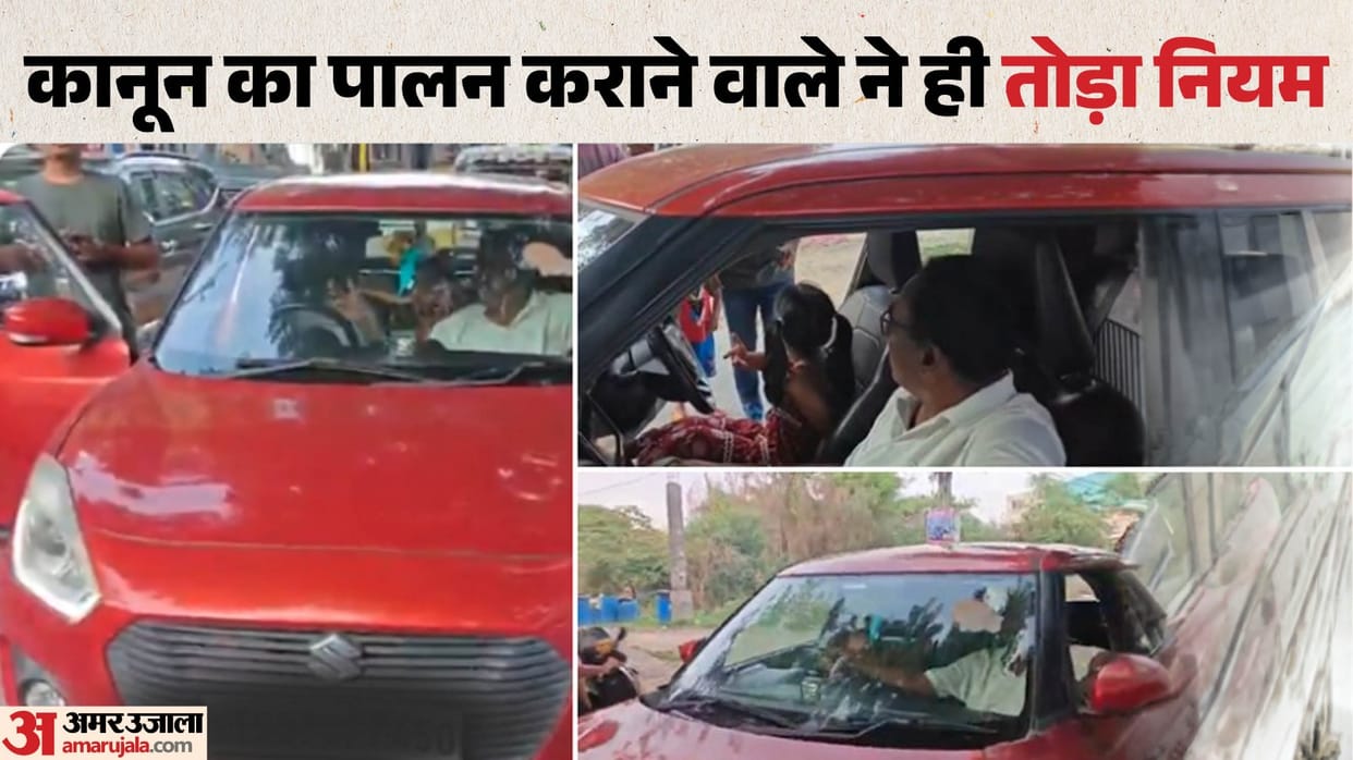 Telangana Sub-Inspector faces consequences for letting six-year-old granddaughter drive car get suspended