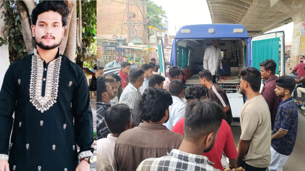 Youth dies and companion critically injured in collision between truck and bike in bhadohi