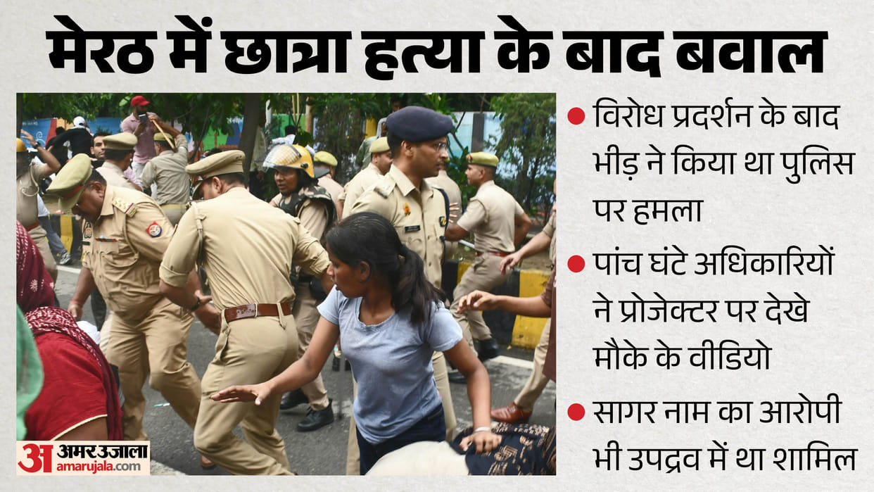 Meerut murder case New reveal Sagar who firing at an associate of Chandrashekhar also involved in disturbance