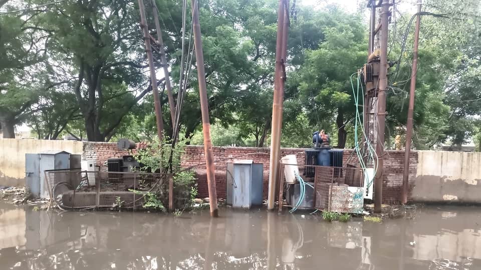 Transformer and dangling wires in Hathras